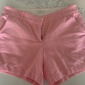 Women's J Crew red chambray shorts size 4